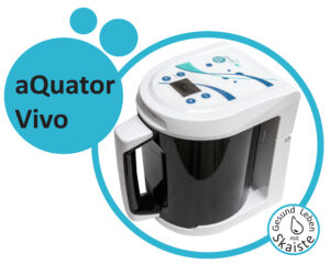 Neu seit 2023: aQuator VIVO mit Silberelektrode und Mineralisierungs-Kassette