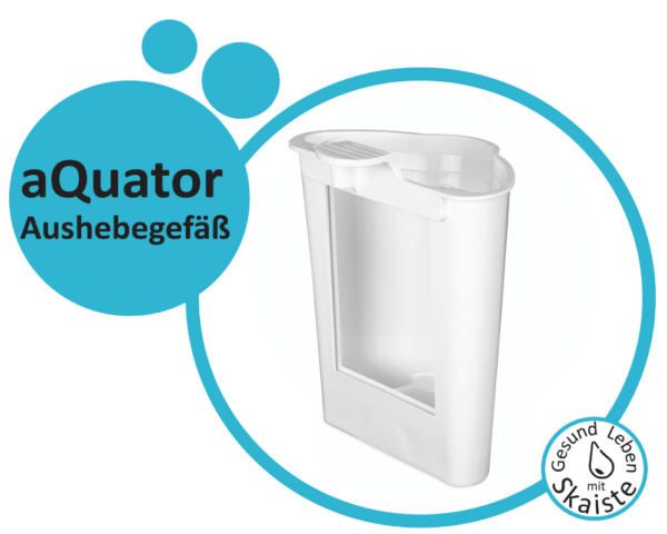 aQuator SILVER Aushebegefäß 700 ml